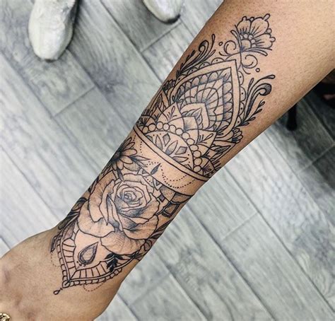 arm mandala tattoo|mandala hand tattoos for women.